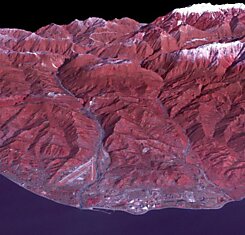 Снимки Сочи из космоса