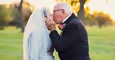 Эта пара ждала 70 лет, чтобы сделать свадебную фотосессию
