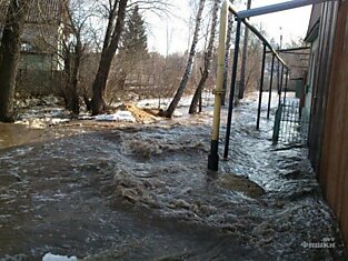 Наводнение в Ельце (4 фото)