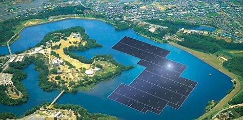 В Сингапуре испытают крупнейшую плавучую солнечную электростанцию