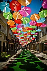 Парящие зонтики, Португалия
