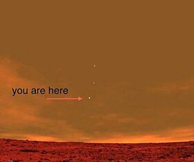 Так выглядит Земля с поверхности Марса