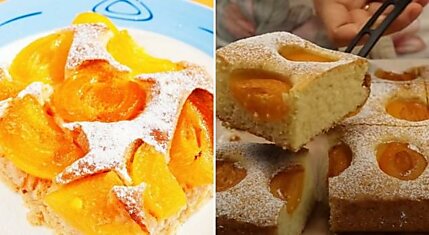 Йогуртовый пирог с абрикосами по рецепту Ольги Шобутинской
