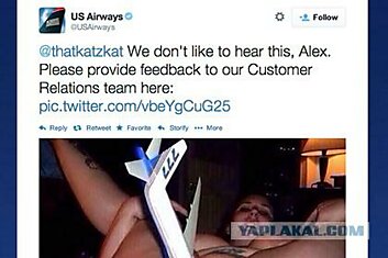 Пассажирка US Airways получила порноснимок