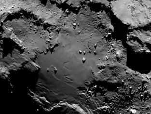 Соотносительные размеры: комета Чурюмова-Герасименко и город Лос-Анджелес