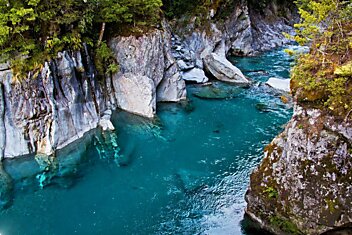 Река Макарора в Новой Зеландии.