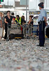 В аэропорту Барселоны творится хаос