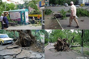 Ураган в Благовещенске