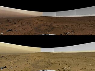Панорама Марса в 1 гигапиксель