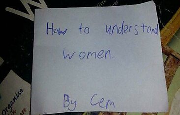 Как понять женщину?