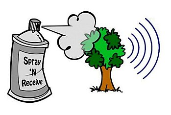 Антенна-камень, антенна-дерево. Spray-On Antenna Kit: уникальный спрей-антенна