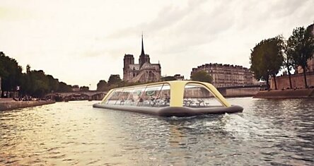 Плавучий спортзал-электрогенератор запустят в Париже