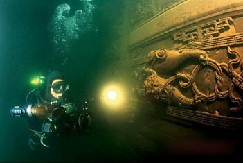 Древний город Ши Чен обнаружен под водой