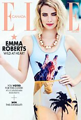 Эмма Робертс в журнале Elle Канада