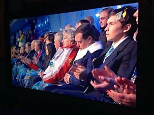 Дмитрий Медведев спал на церемонии открытия Олимпиады в Сочи