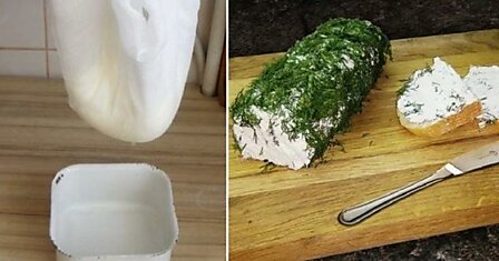 Как сделать мягкий сыр из замороженного кефира