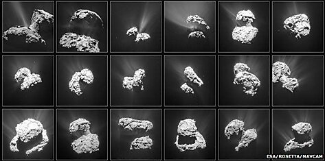 Rosetta зафиксировала выброс вещества Кометы Чурюмова-Герасименко