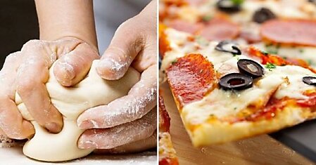 Рецепт бездрожжевого теста для пиццы