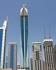 «Башня Розы» — самый высокий в мире отель (333 метра).