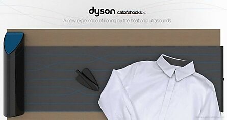 Ультразвуковой утюг от компании Dyson Calor’shocks.