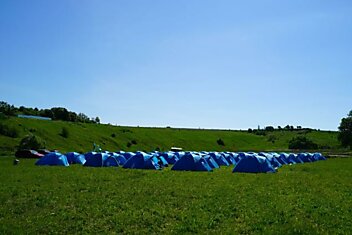 Организация палаточного лагеря: услуги компании "KP125.ru"