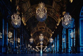 The Hall of Mirrors reflects the reign of the Sun King in Versailles, France, July 1989