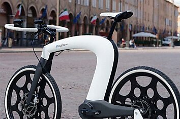 Интересный электрический велосипед nCycle