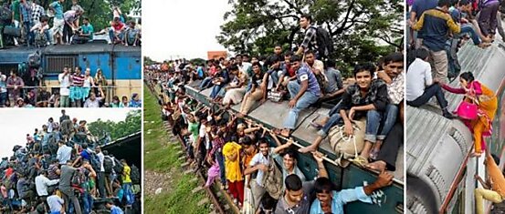 Пригородные поезда в Бангладеш