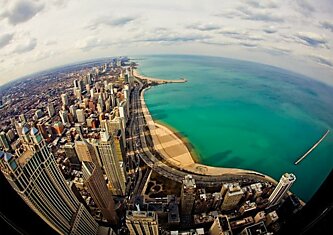 Берег озера Мичиган, Чикаго (США)