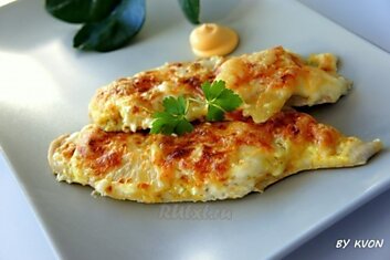 Куриная грудка с ананасами