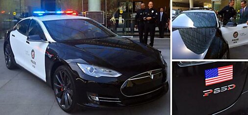 Лос-анджелеская полиция пересядет на электромобили Tesla и BMW