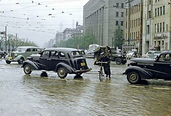 Токио 1950-х в цвете