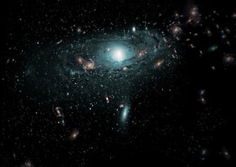 Учёные нашли несколько сотен галактик, ранее скрытых за Млечным путём