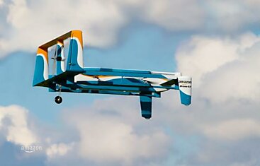 Amazon показала доставку товаров дронами в новой рекламе с Джереми Кларксоном