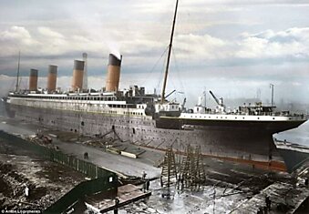 Фотографии «Титаника» в русских цветах