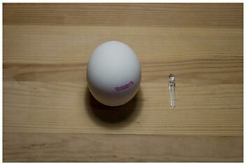 Светильник из яйца (4 фотографии)