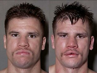 Боксеры до и после боя (11 фотографий)