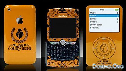 iPhone, iPod и Blackberry с дизайном от Courvoisier