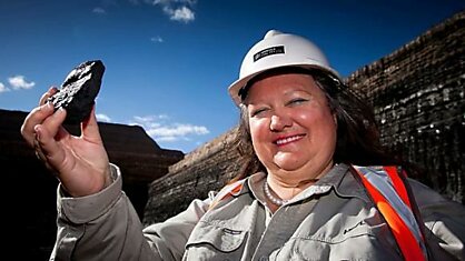 Австралийская горнопромышленница Джина Райнхарт.