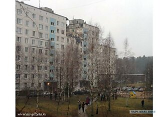 Взрыв дома в Загорских Далях. Два этажа снесло