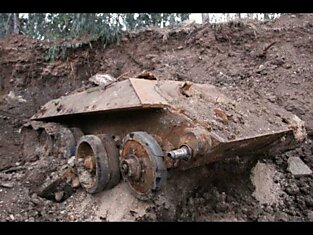 Советский танк Т-34 найден закопанным в Холоне