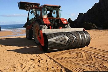 Арт-трактор для узоров на песке
