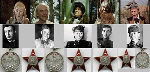 Советские Актёры – участники Великой Отечественной Войны (22 фотографии)