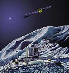 Межпланетная станция Rosetta выполнила третий ключевой маневр и сфотографировала комету Чурюмова-Герасименко