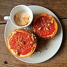 Печеный грейпфрут с медом и имбирем: суперздоровый и супервкусный десерт!