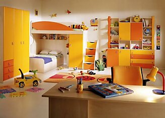 В какие цвета нужно красить детскую комнату