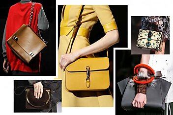 Лучшие сумки из коллекций осень-зима 2014, показанные на Неделе моды в Милане
