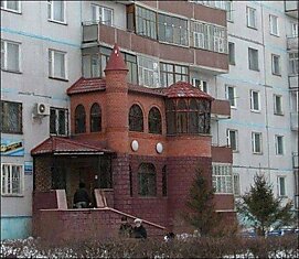 Оригинальная пристройка (1 фото)