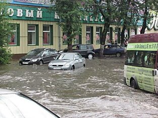 Потоп в Курске (20 фотографии)