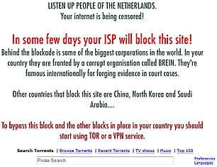 Голландский суд отменил блокировку The Pirate Bay